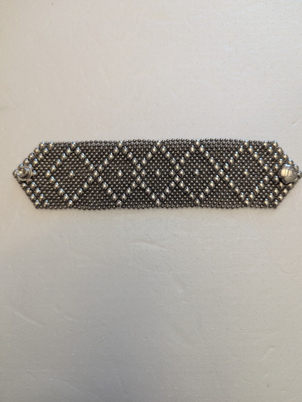 Silver-Tone Beaded Statement Bracelet - Women's Jewelry